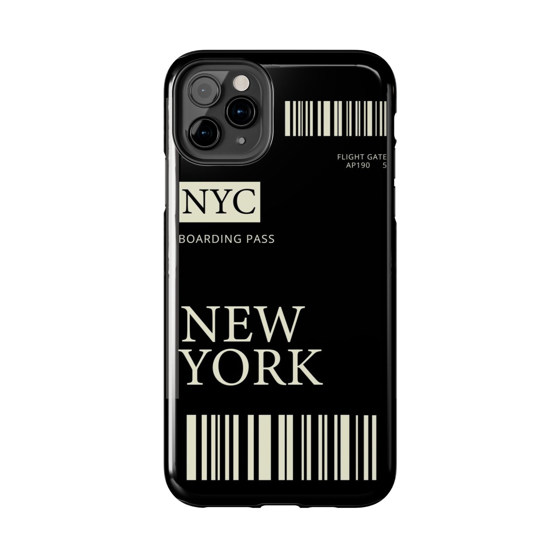 NYC Boarding Pass Phone Case – Tough Protective Cover for Travelers