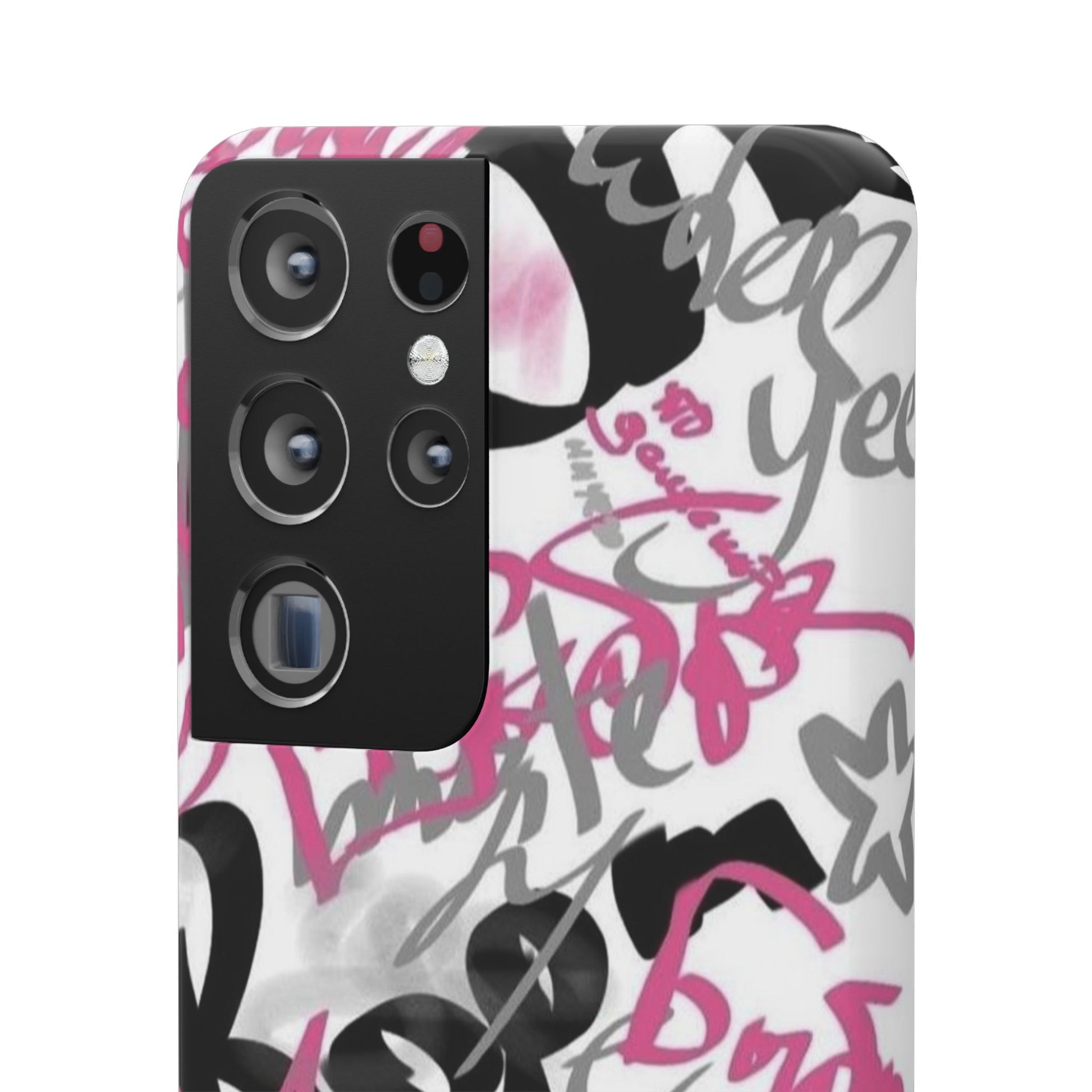 Trendy Graffiti Snap Cases for iPhone - Stylish Protection with Vibrant Art