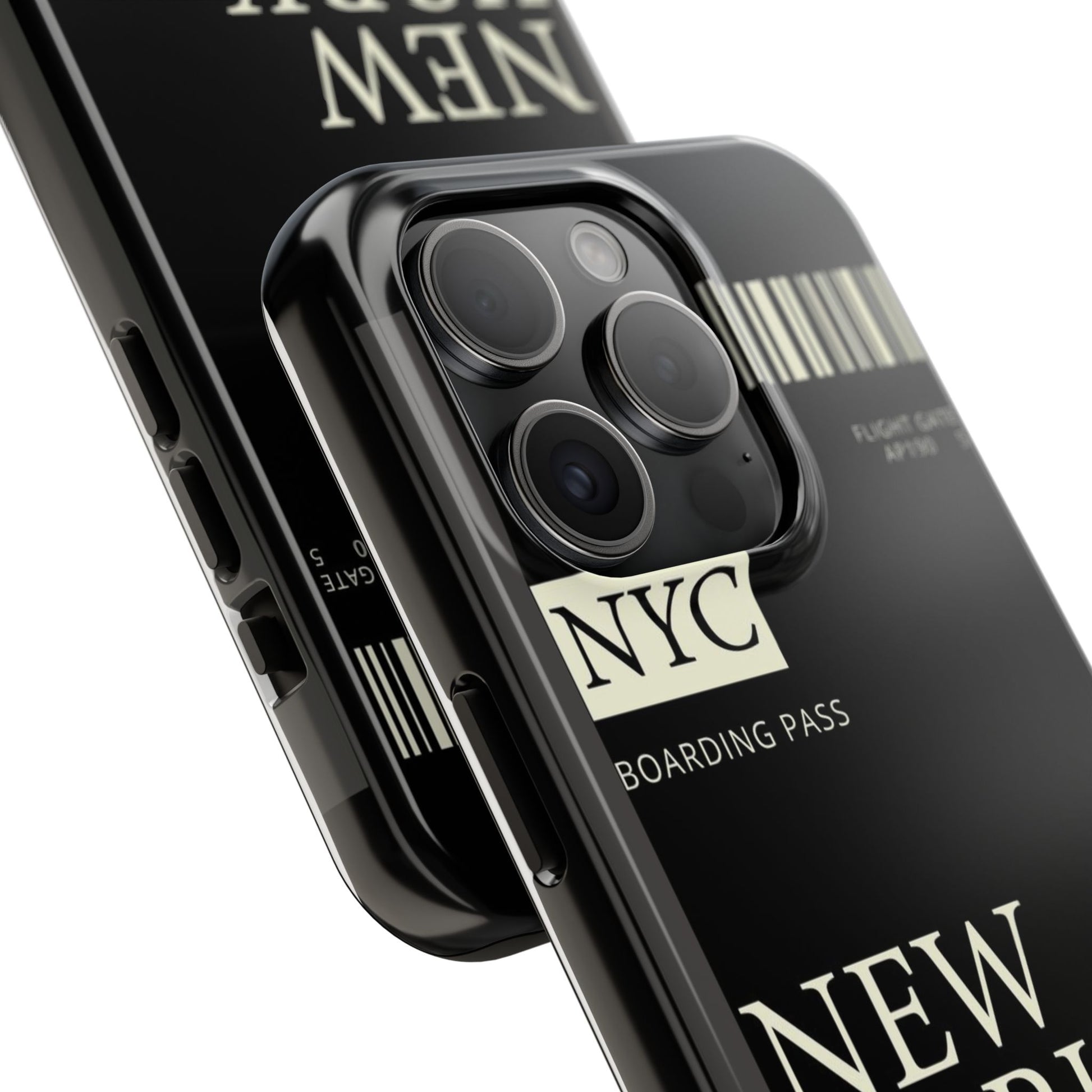 NYC Boarding Pass Phone Case – Tough Protective Cover for Travelers