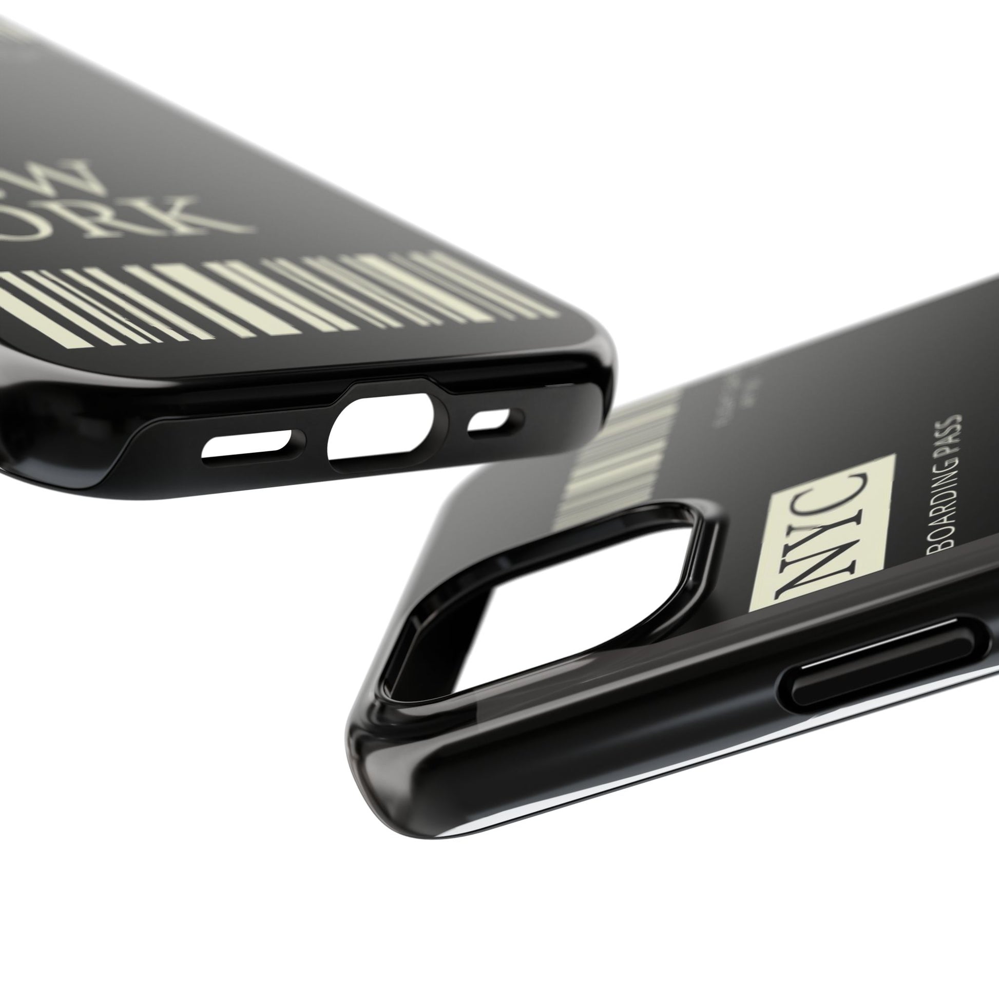 NYC Boarding Pass Phone Case – Tough Protective Cover for Travelers