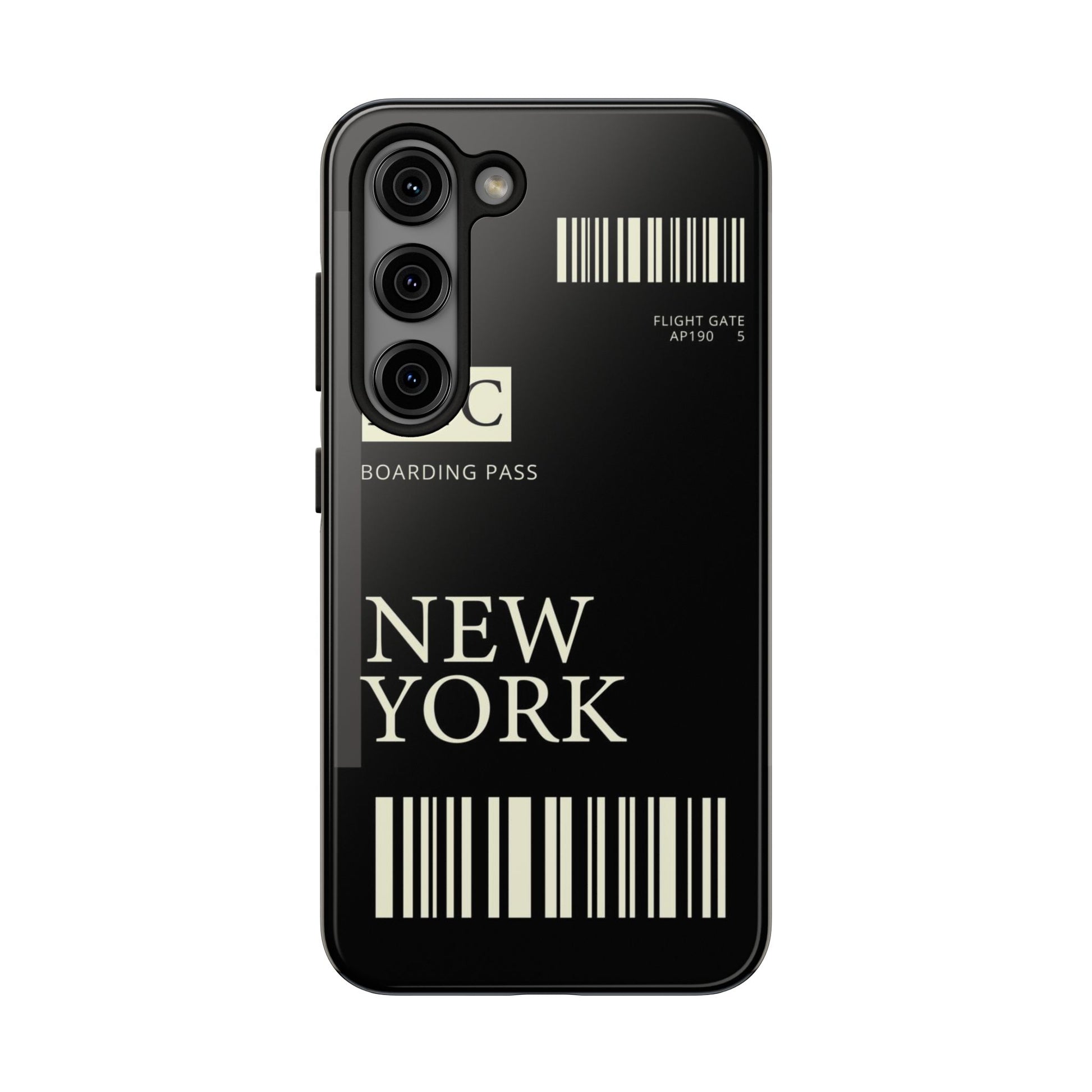 NYC Boarding Pass Phone Case – Tough Protective Cover for Travelers