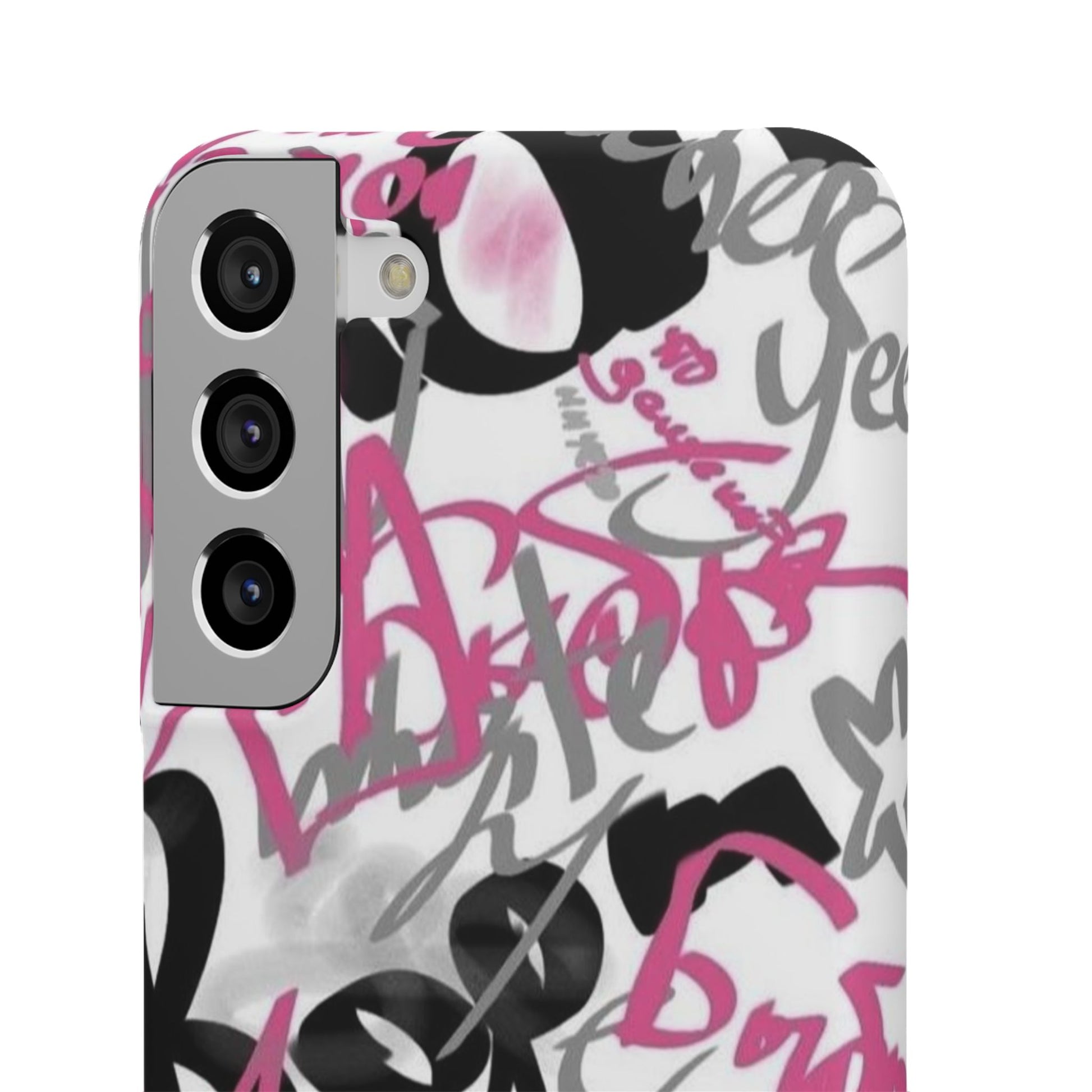 Trendy Graffiti Snap Cases for iPhone - Stylish Protection with Vibrant Art