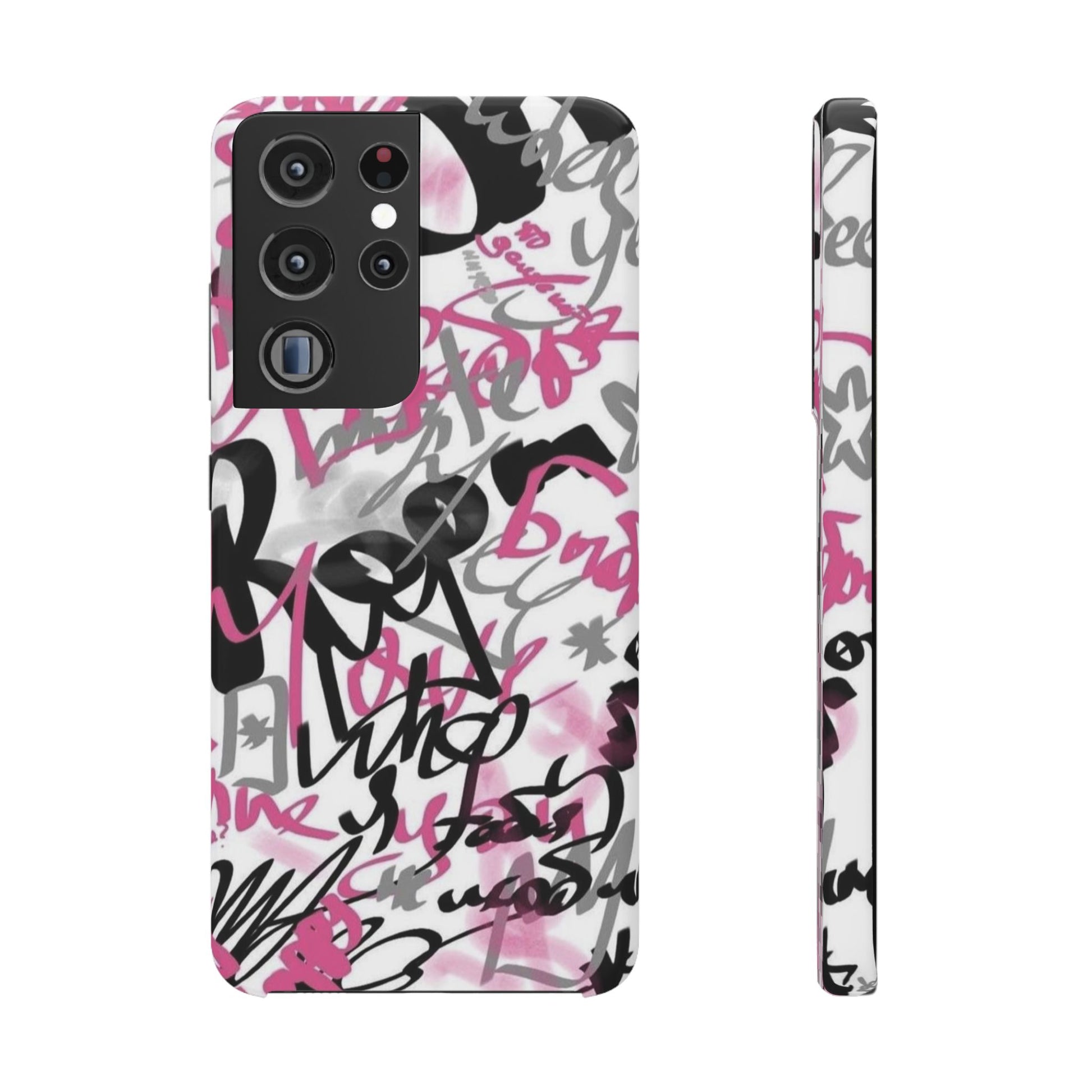 Trendy Graffiti Snap Cases for iPhone - Stylish Protection with Vibrant Art