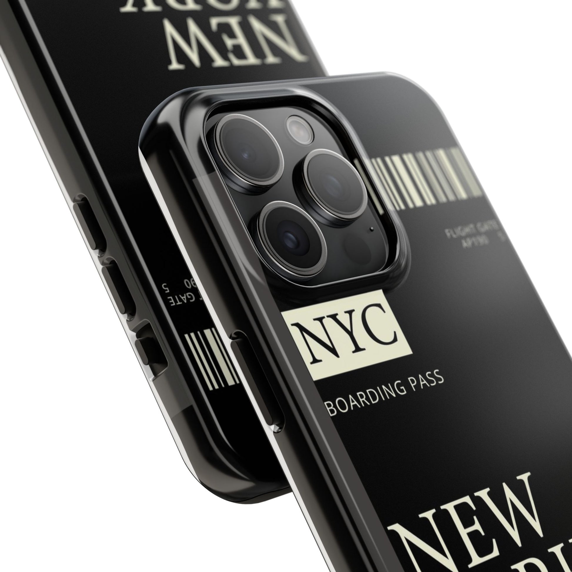 NYC Boarding Pass Phone Case – Tough Protective Cover for Travelers