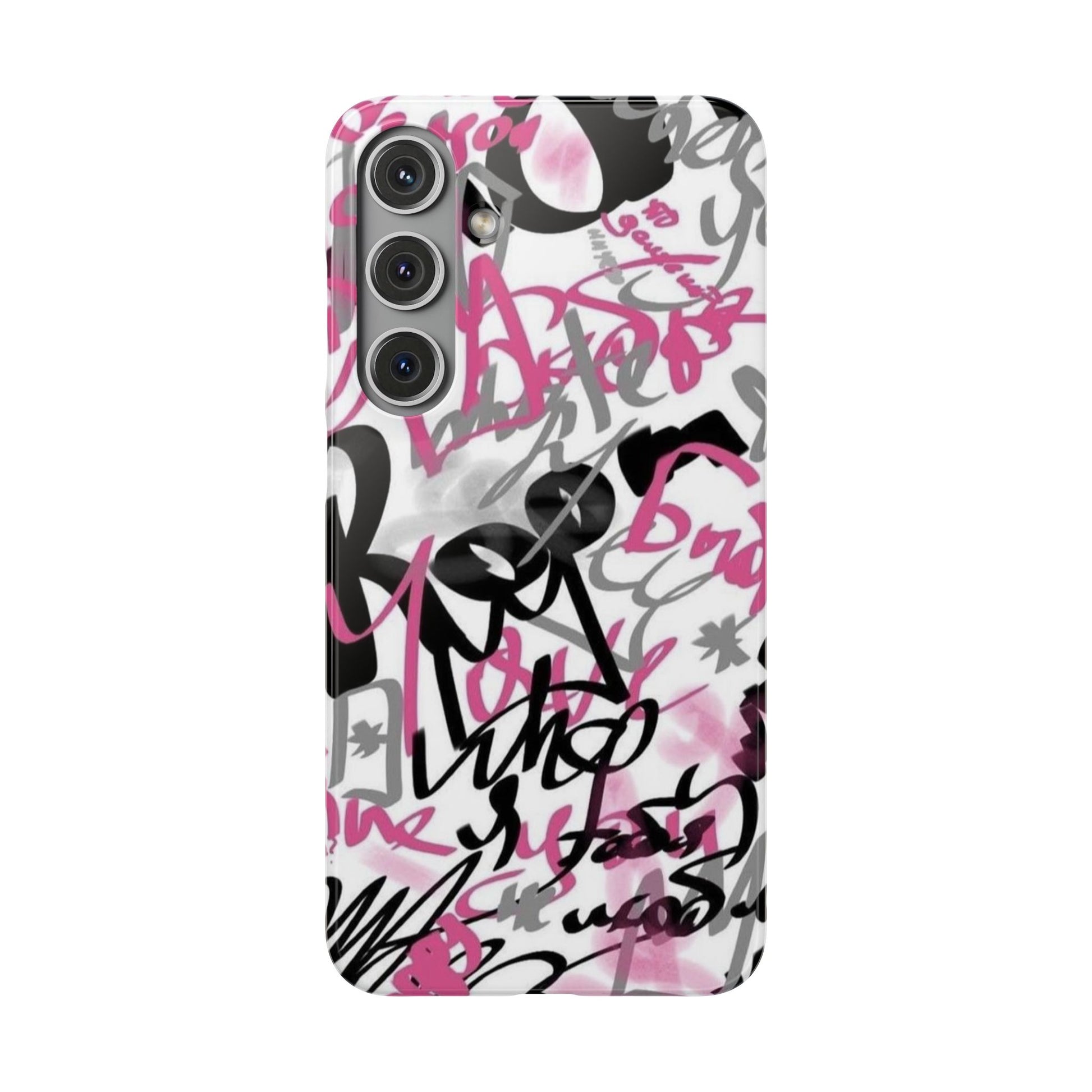 Trendy Graffiti Snap Cases for iPhone - Stylish Protection with Vibrant Art