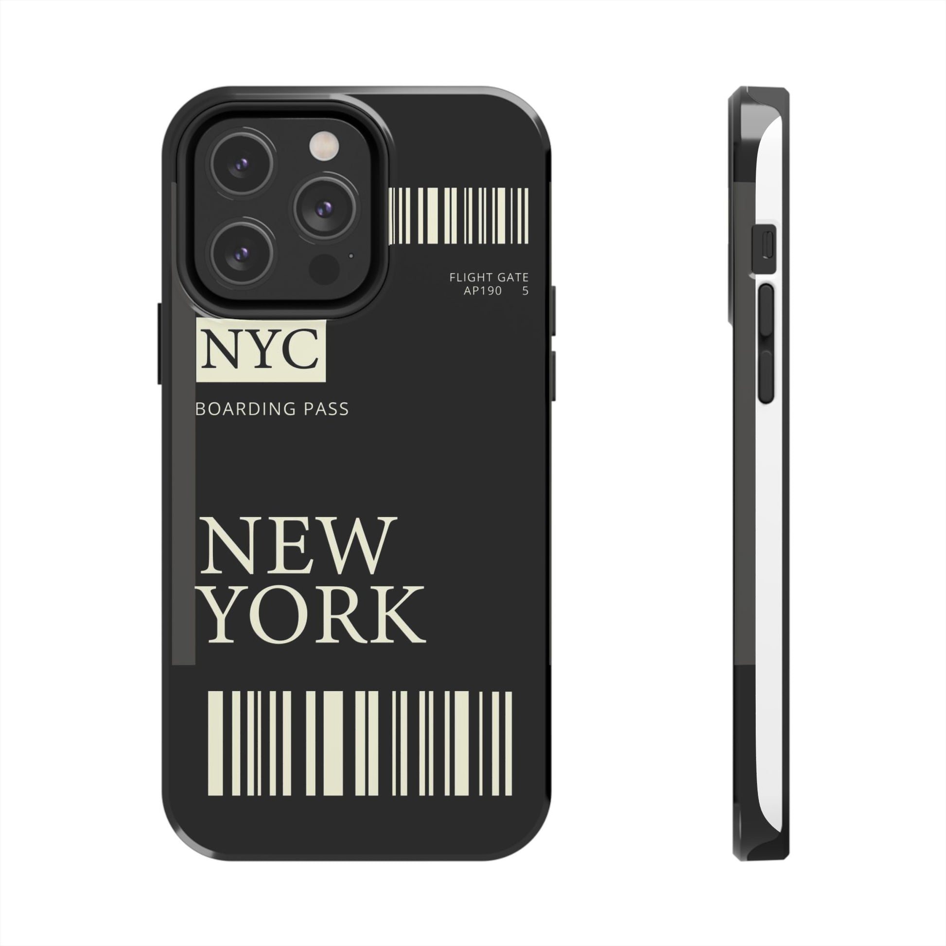 NYC Boarding Pass Phone Case – Tough Protective Cover for Travelers