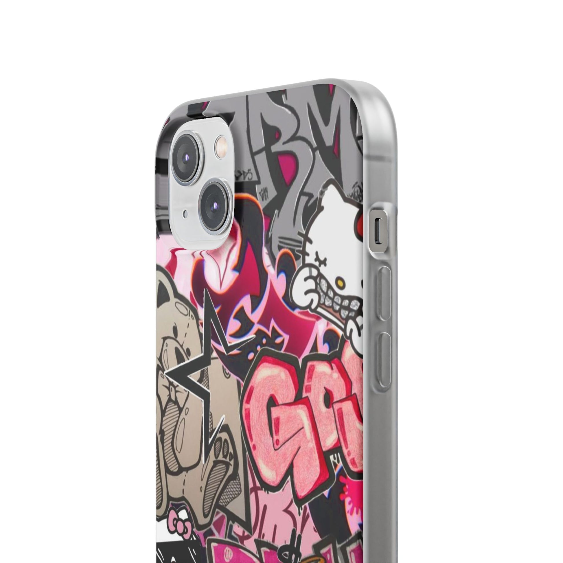 Urban Graffiti Flexi Cases - Colorful Street Art Phone Cover for Trendsetters
