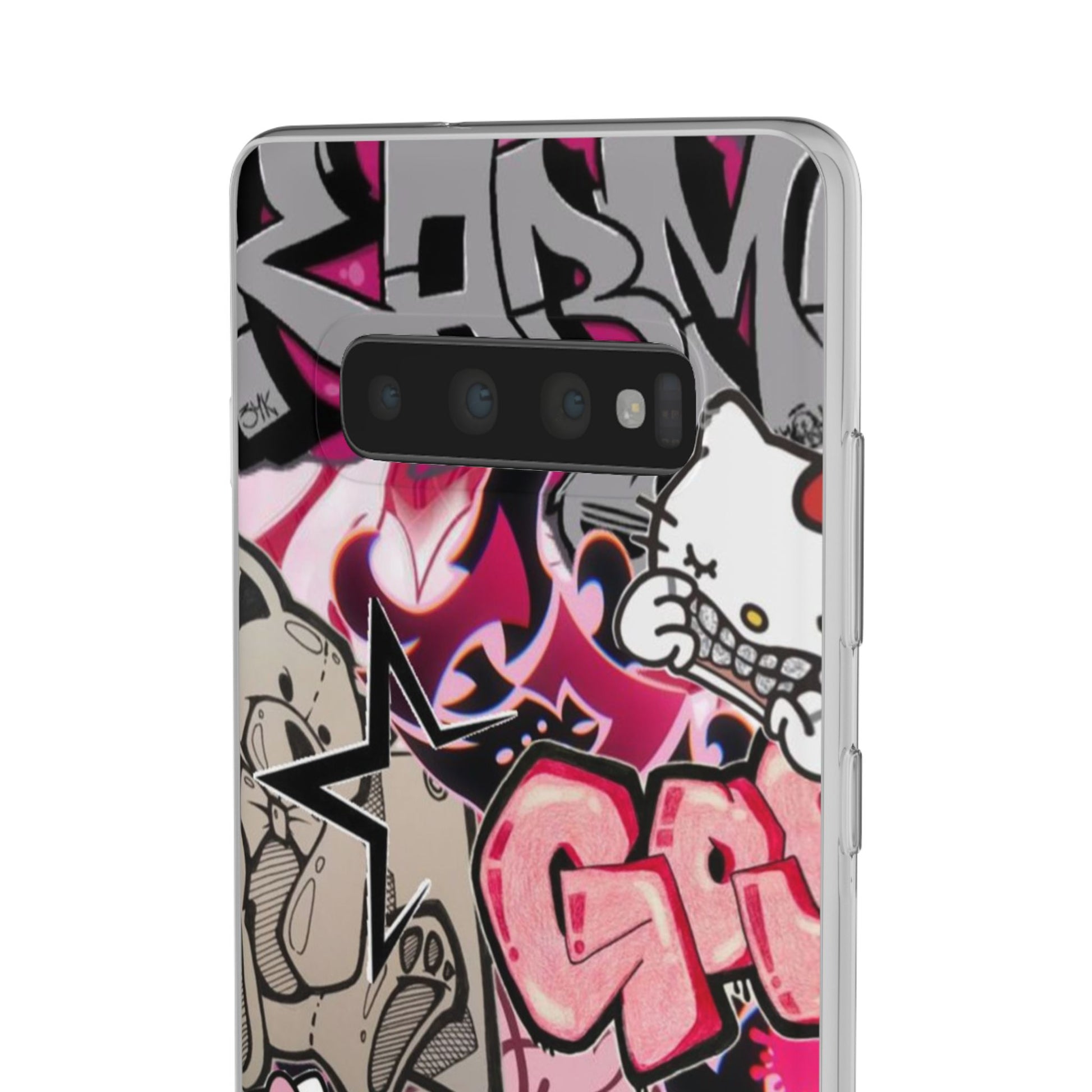 Urban Graffiti Flexi Cases - Colorful Street Art Phone Cover for Trendsetters