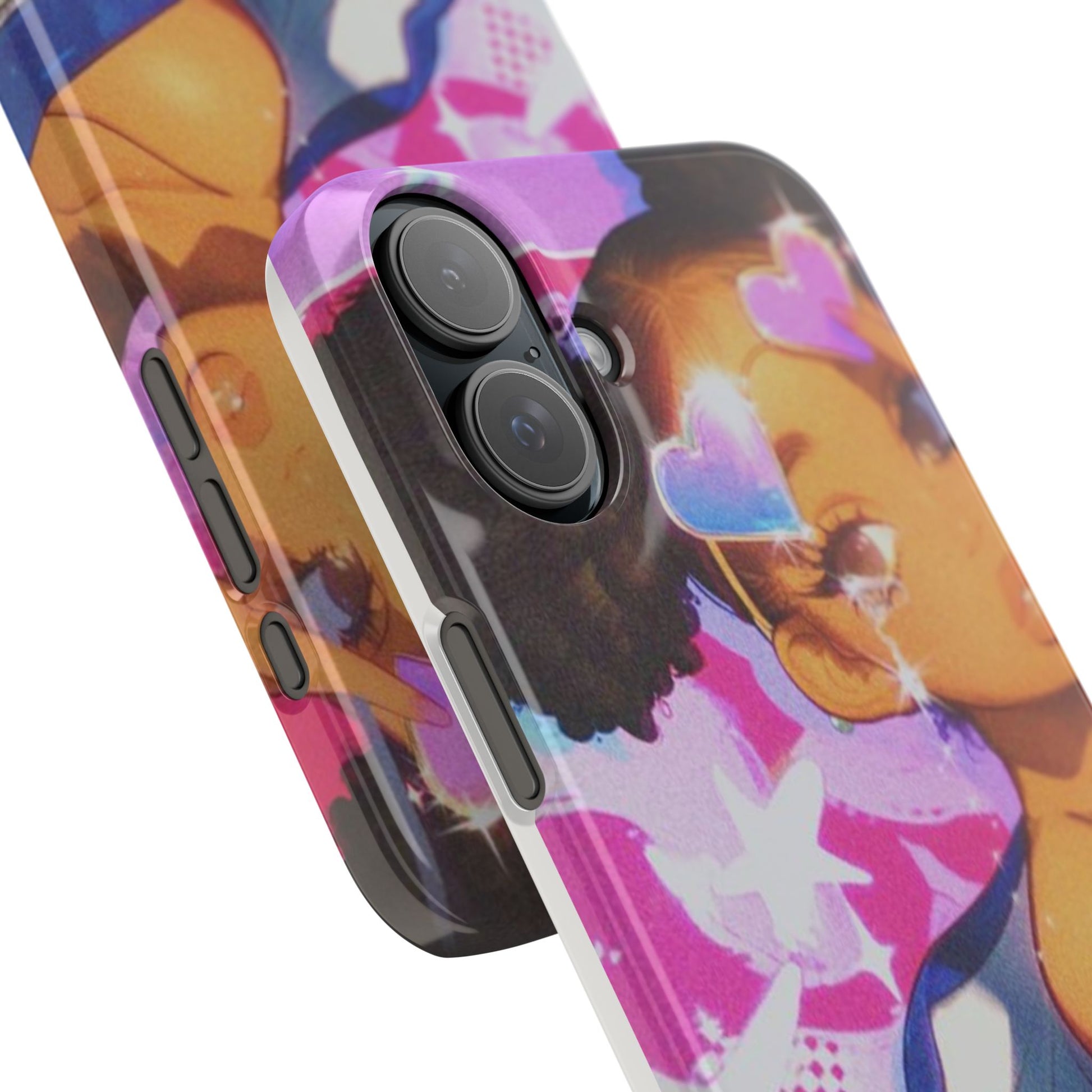 Colorful Anime Slim Phone Cases | Cute Phone Cover, Kawaii Aesthetic, Cartoon Girl, Gifts for Her, Trendy Accessory